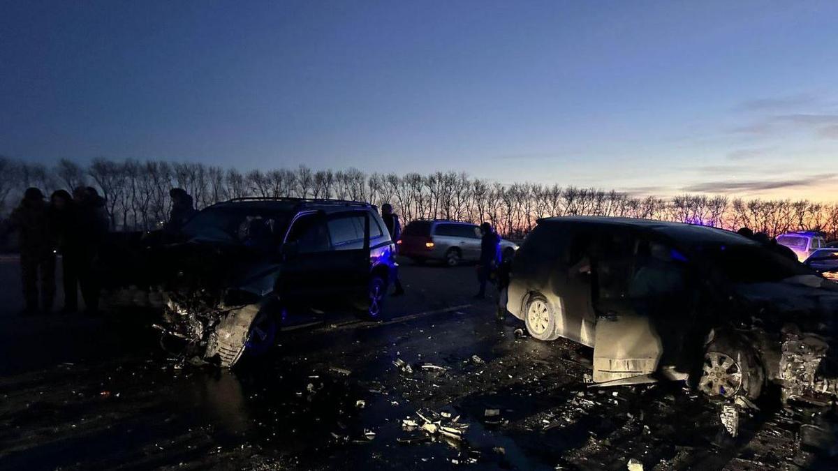 Автомобили попали в аварию