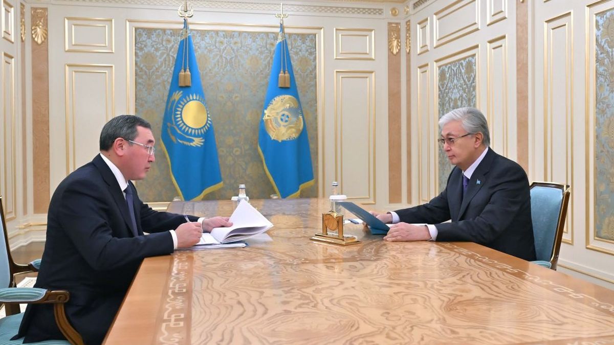 Касым-Жомарт Токаев и Марат Султангазиев