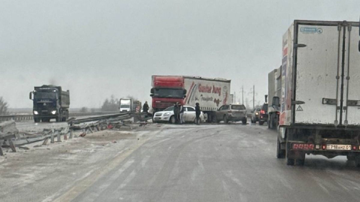 Массовое ДТП в Акмолинской области