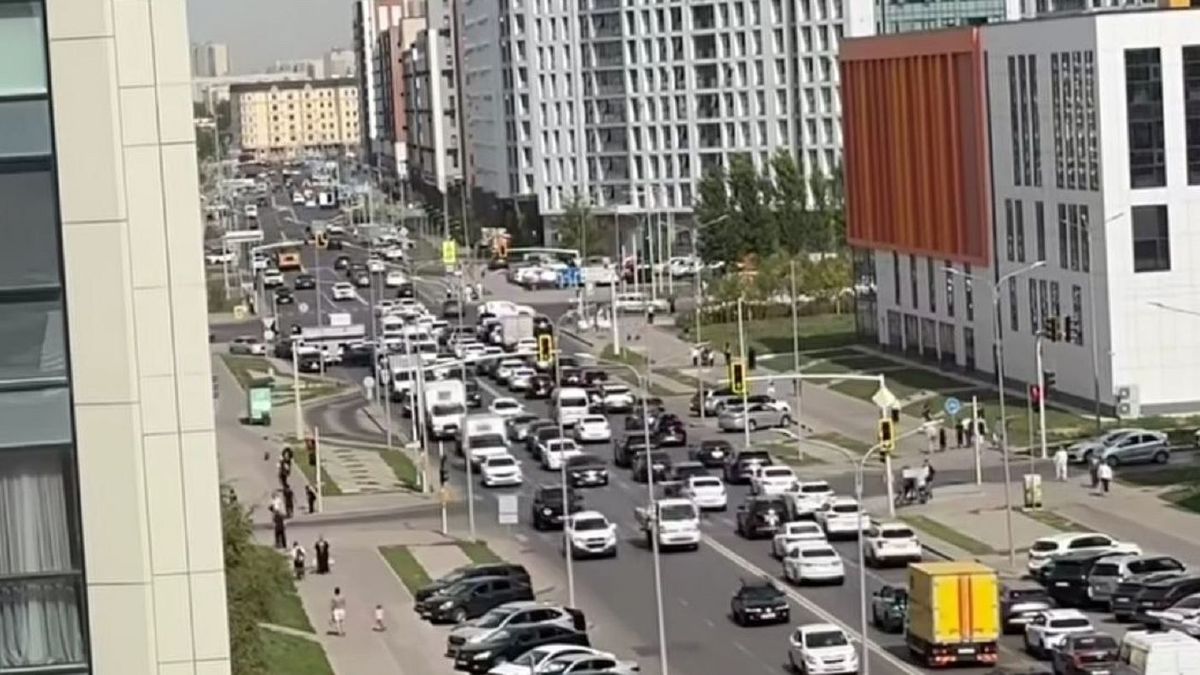 Пробка в Астане