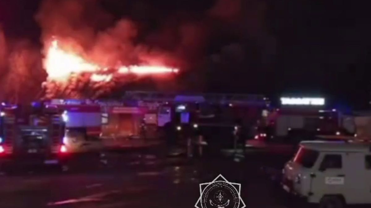 Пожар в Семее