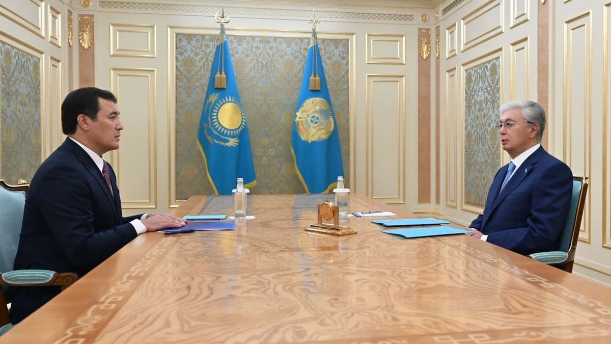 Касым-Жомарт Токаев и Алибек Бакаев