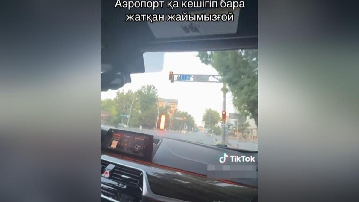 Ролик в TikTok с нарушениями ПДД