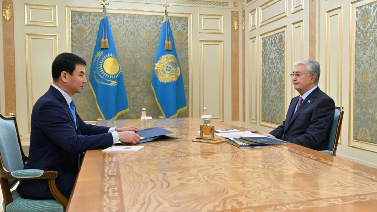 Касым-Жомарт Токаев и Дархан Сатыбалды Касым-Жомарт Токаев и Дархан Сатыбалды