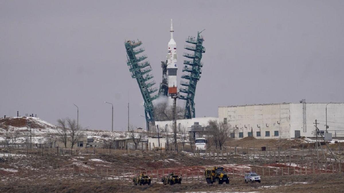 Ракета на космодроме Байконур