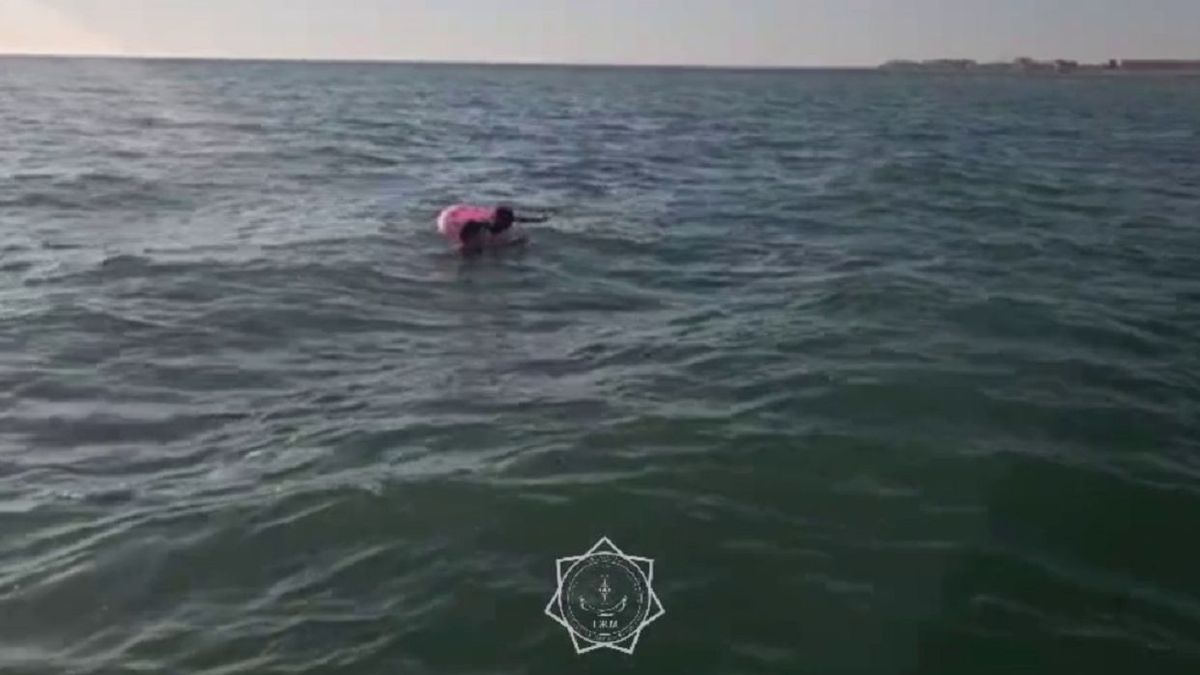 Пару унесло на круге