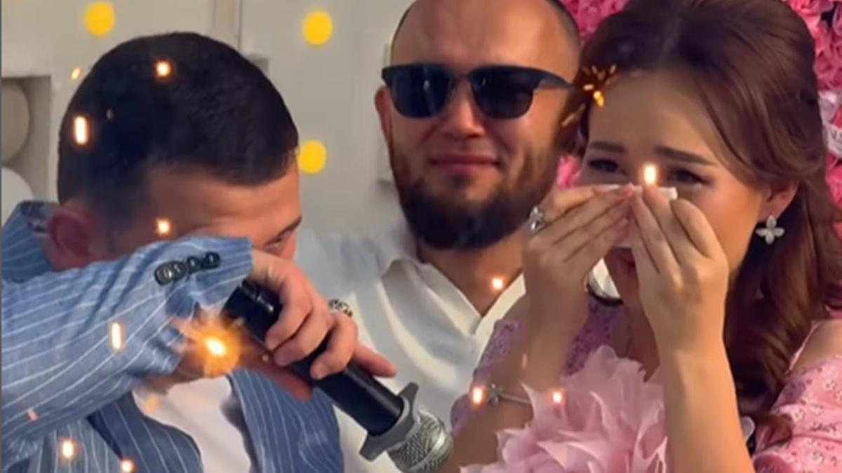 Елдос Қадырханов пен оның жұбайы Таңшолпан