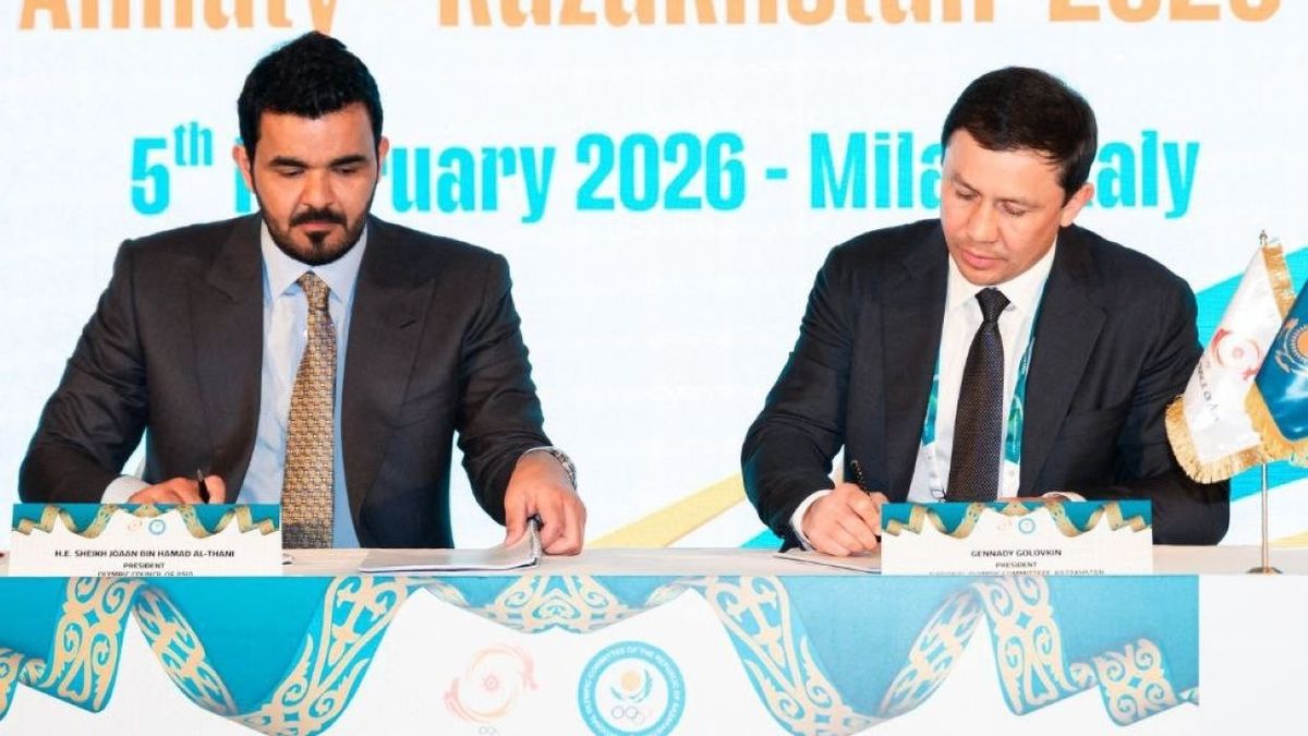 Геннадий Головкин на подписании соглашения о проведении Зимней Азиады-2029