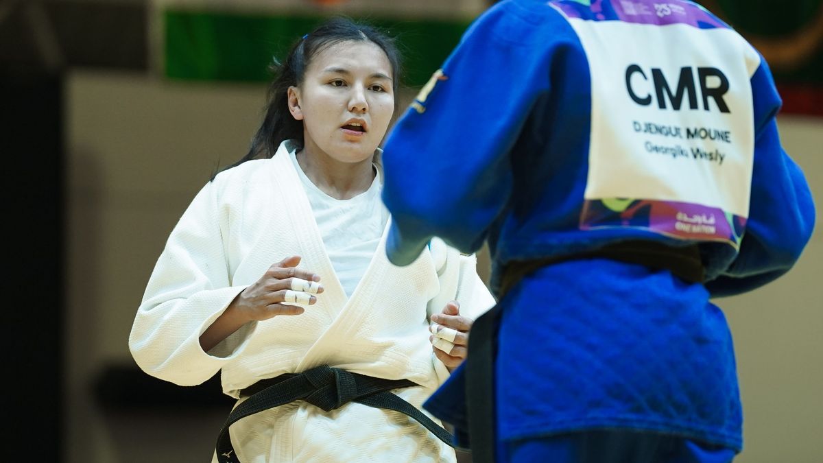 Казахстанская дзюдоистка Аруна Жангельдина