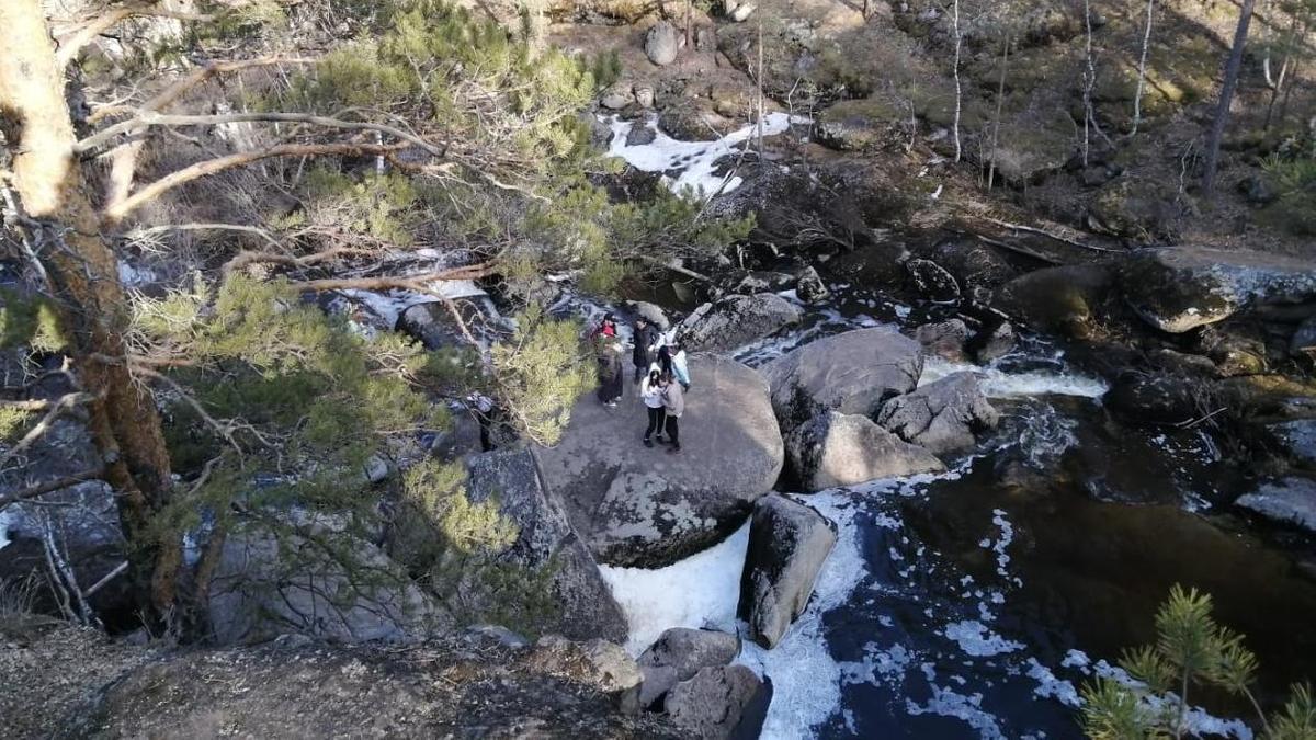 водопад в Акмолинской области