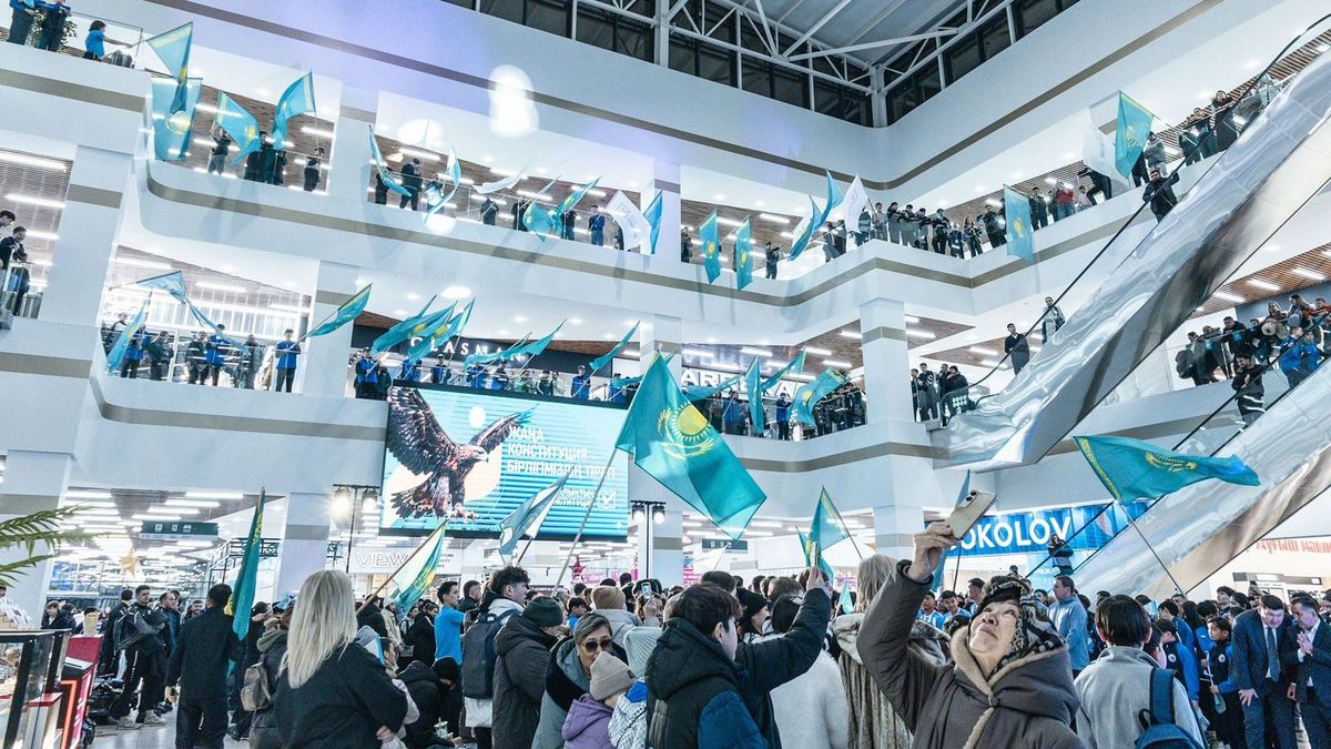 Мероприятие в торгово-развлекательном центре Кокшетау