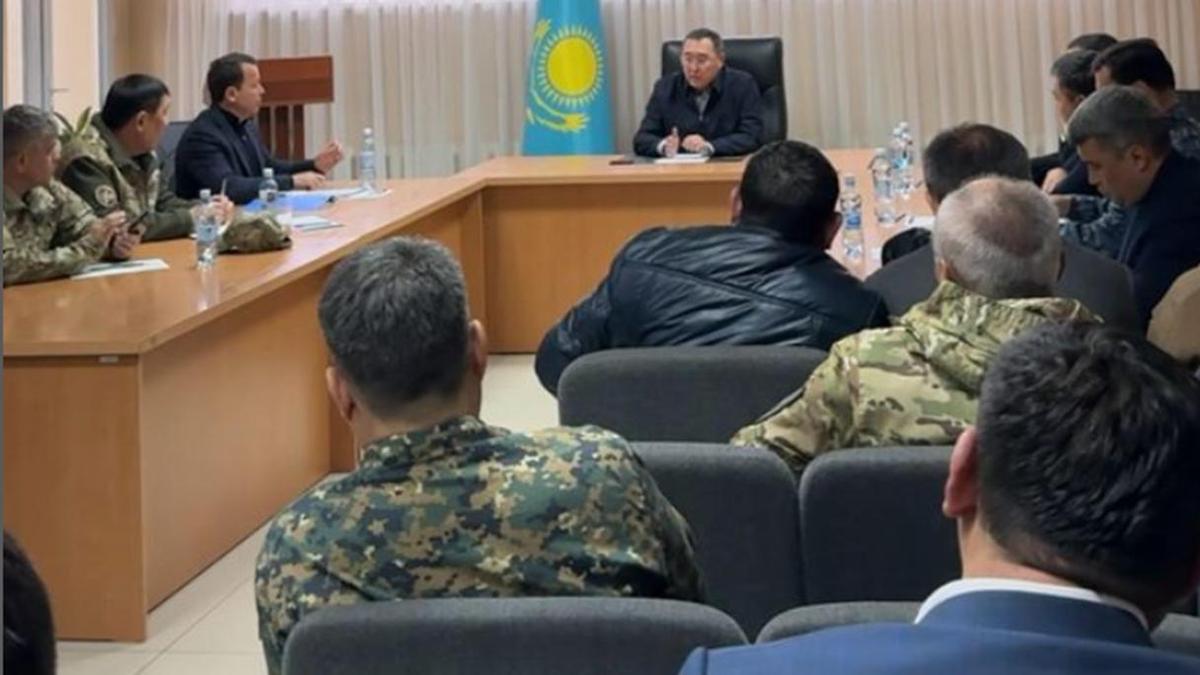 Марат Сұлтанғазиев Талғардағы жағдай бойынша жедел штаб жиынын өткізді Марат Сұлтанғазиев Талғардағы жағдай бойынша жедел штаб жиынын өткізді
