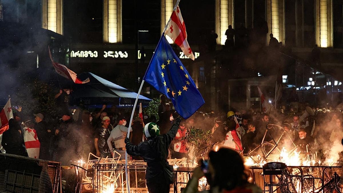 Протесты в Грузии