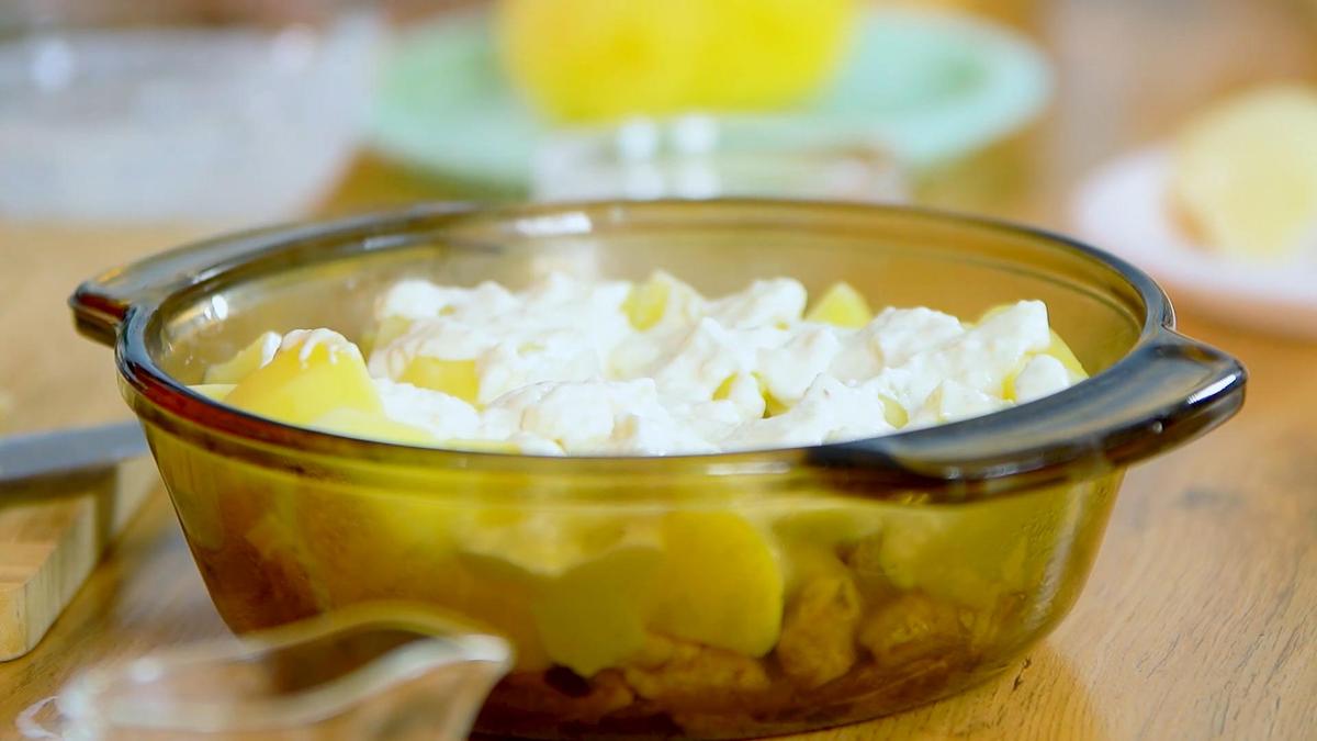 Формовка запеканки в жаропрочной форме