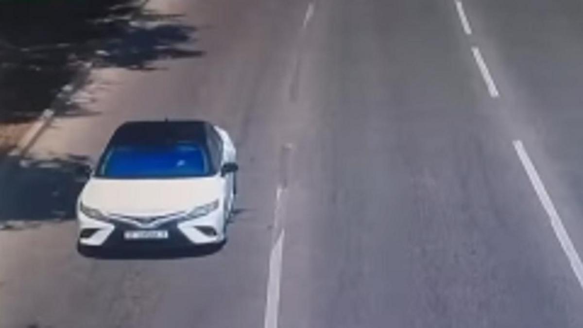 Автомобиль нарушителя попал на камеры
