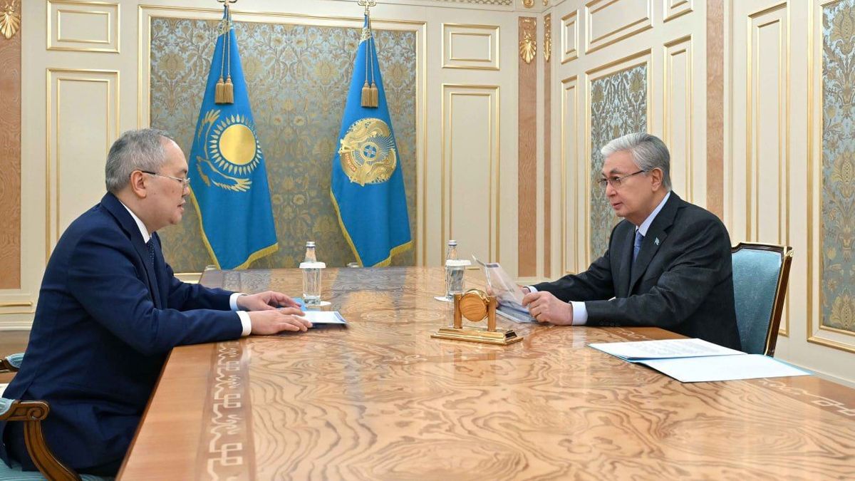 Касым-Жомарт Токаев и Жанат Элиманов