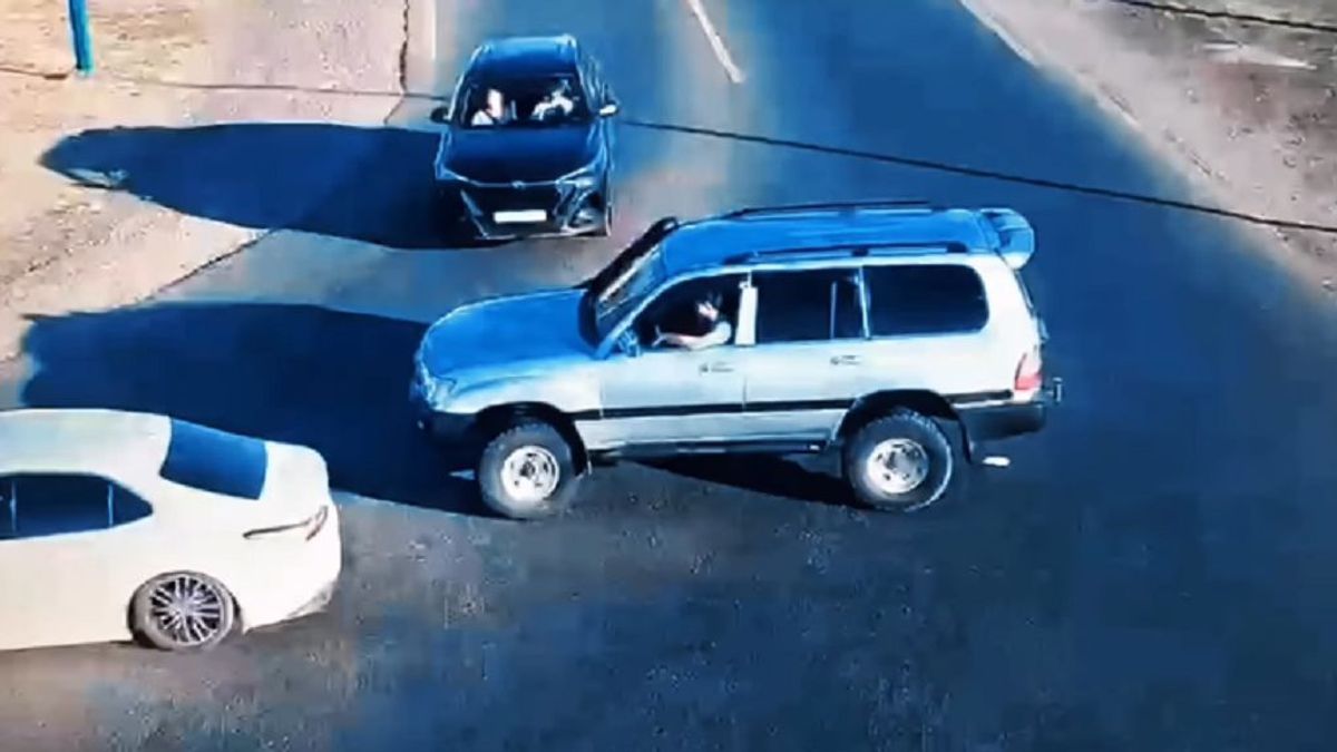 Свадебный кортеж в Кызылорде