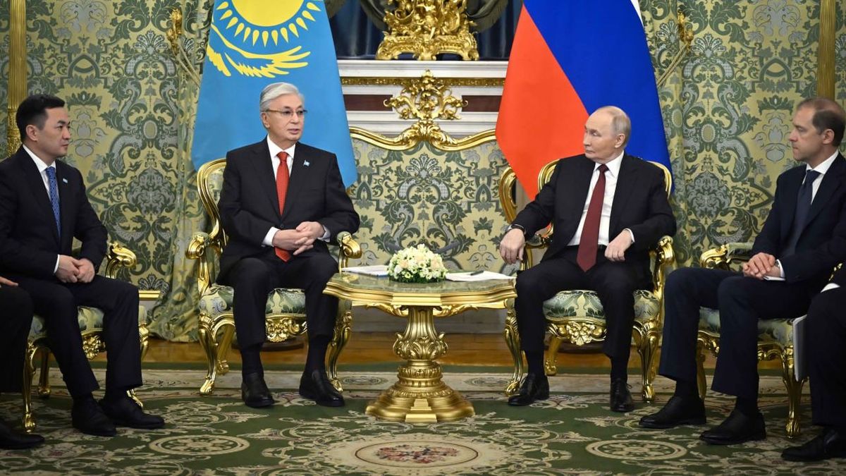 Касым-Жомарт Токаев и Владимир Путин