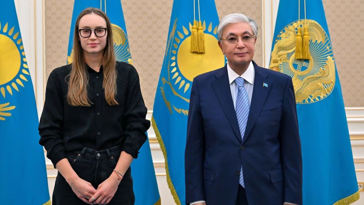 Елена Рыбакина и Касым-Жомарт Токаев