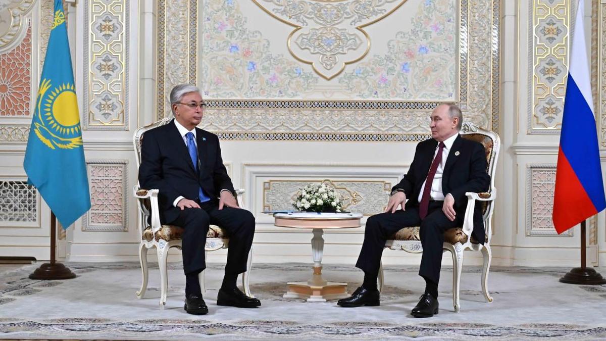 Касым-Жомарт Токаев и Владимир Путин