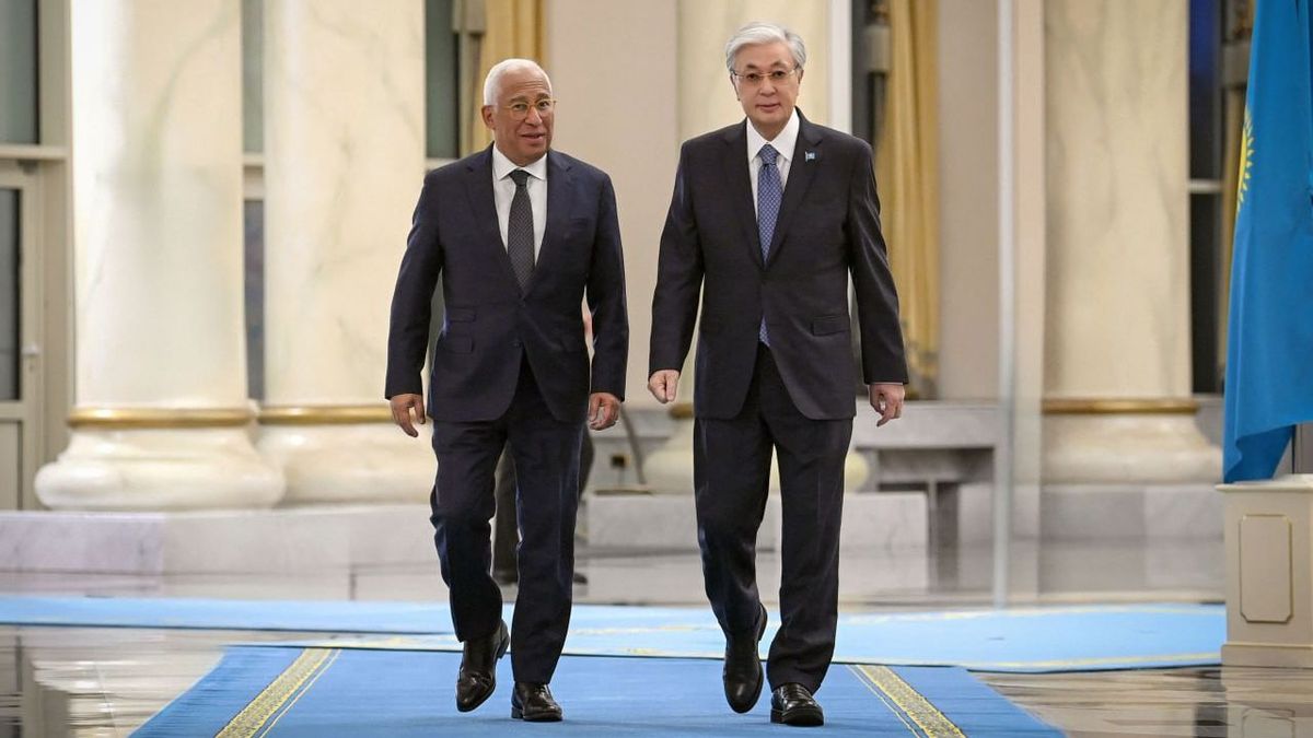 Касым-Жомарт Токаев и Антониу Кошта