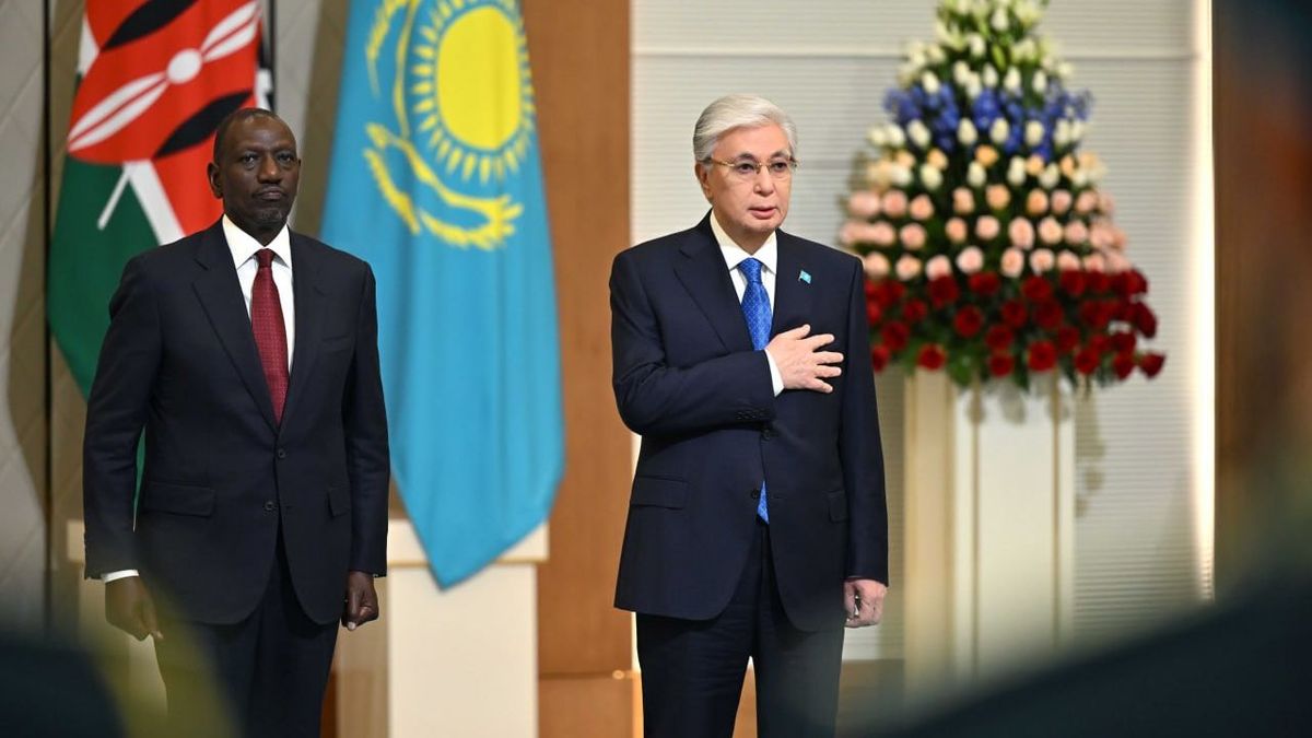 Уильям Руто и Касым-Жомарт Токаев