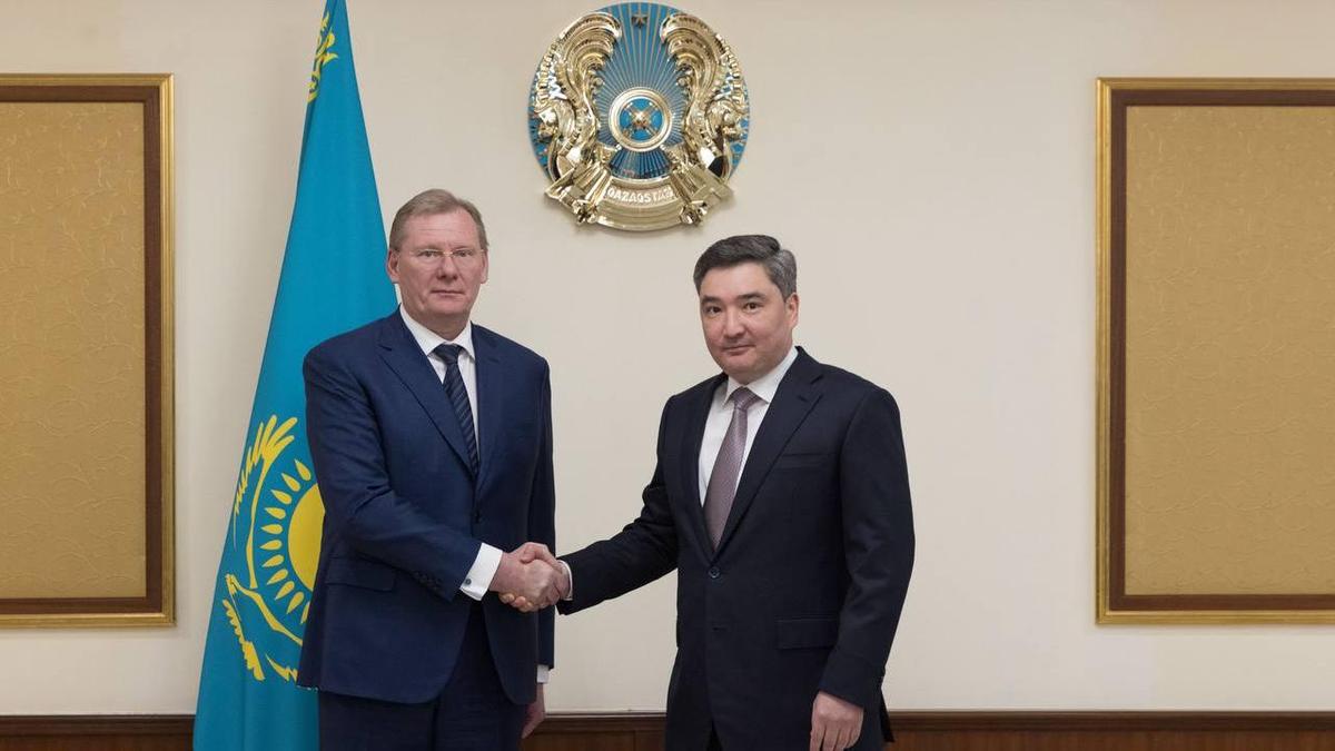 Олжас Бектенов пен Николай Горбань Олжас Бектенов пен Николай Горбань