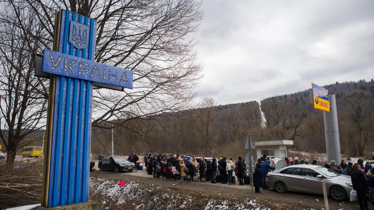 Очереди на украинско-польской границе