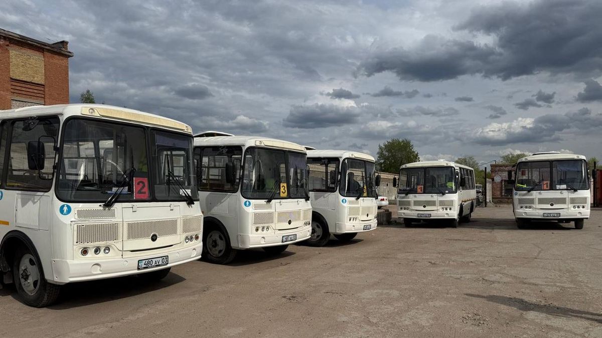 Новые автобусы в Степногорске