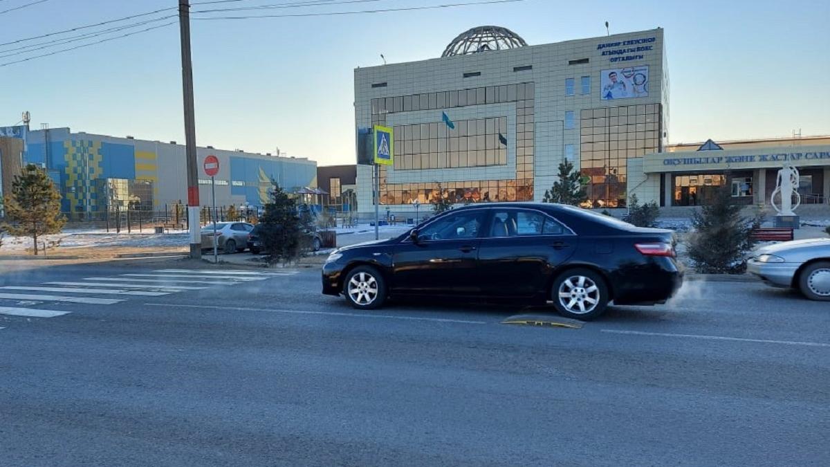 Пешеходный переход, где сбили ребенка в Уральске