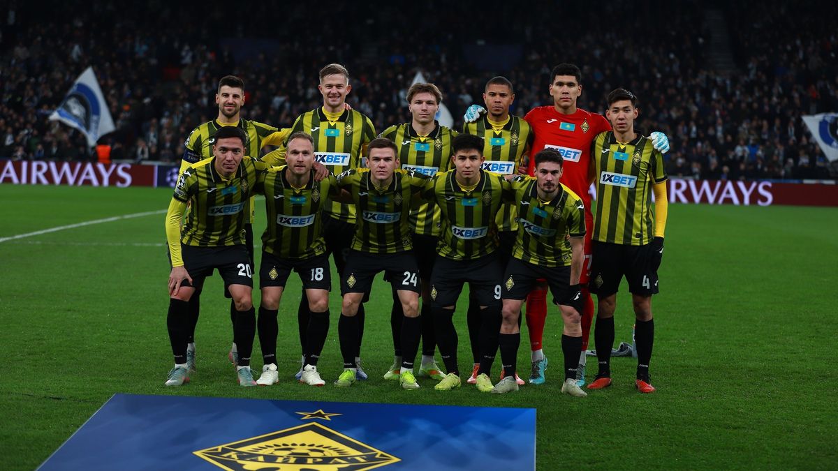 Футболисты "Кайрата" в ЛЧ 2025/26