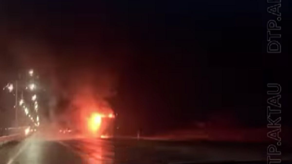 Автомобиль загорелся