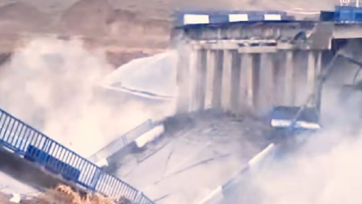 Түркістан облысында құлаған көпір