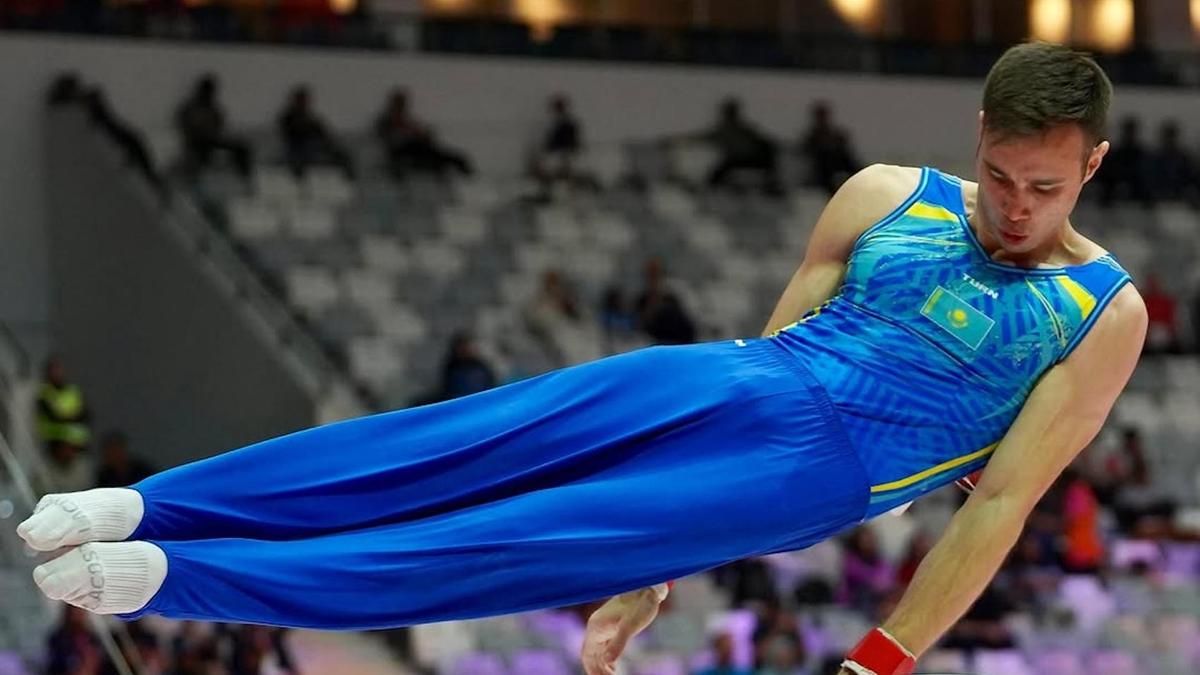 Казахстанский гимнаст Нариман Курбанов