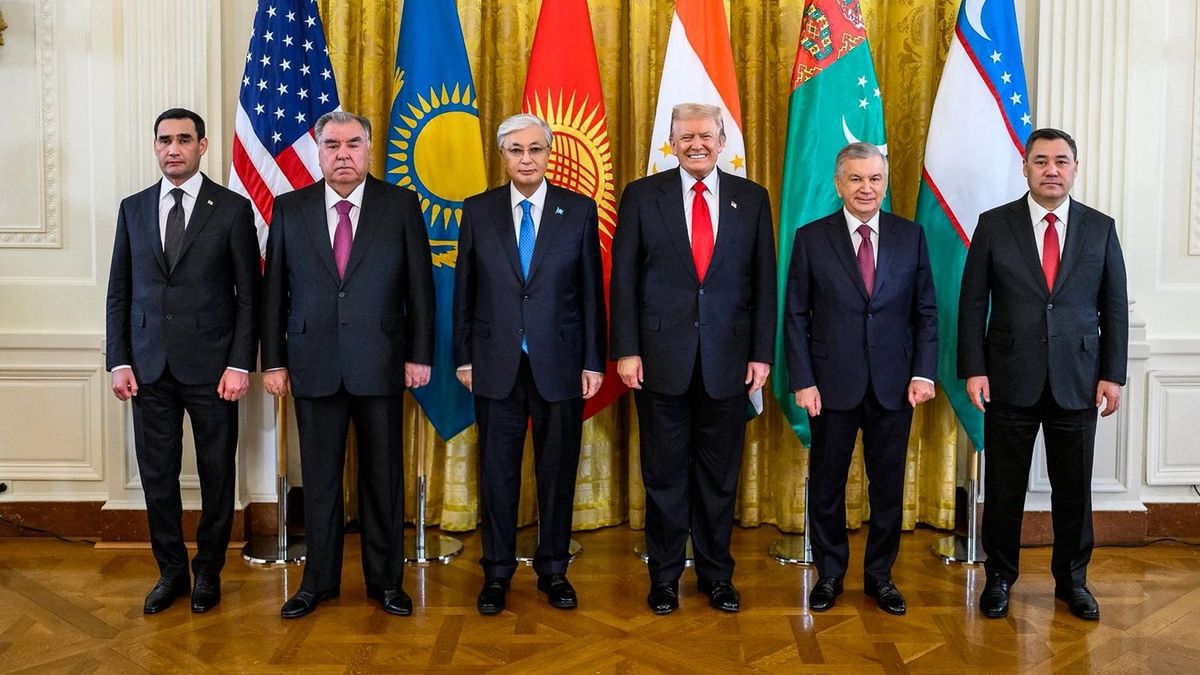 Президенты стран Центральной Азии и США