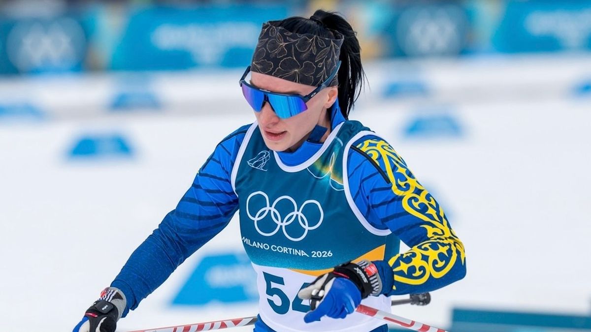 Казахстанская лыжница Надежда Степашкина