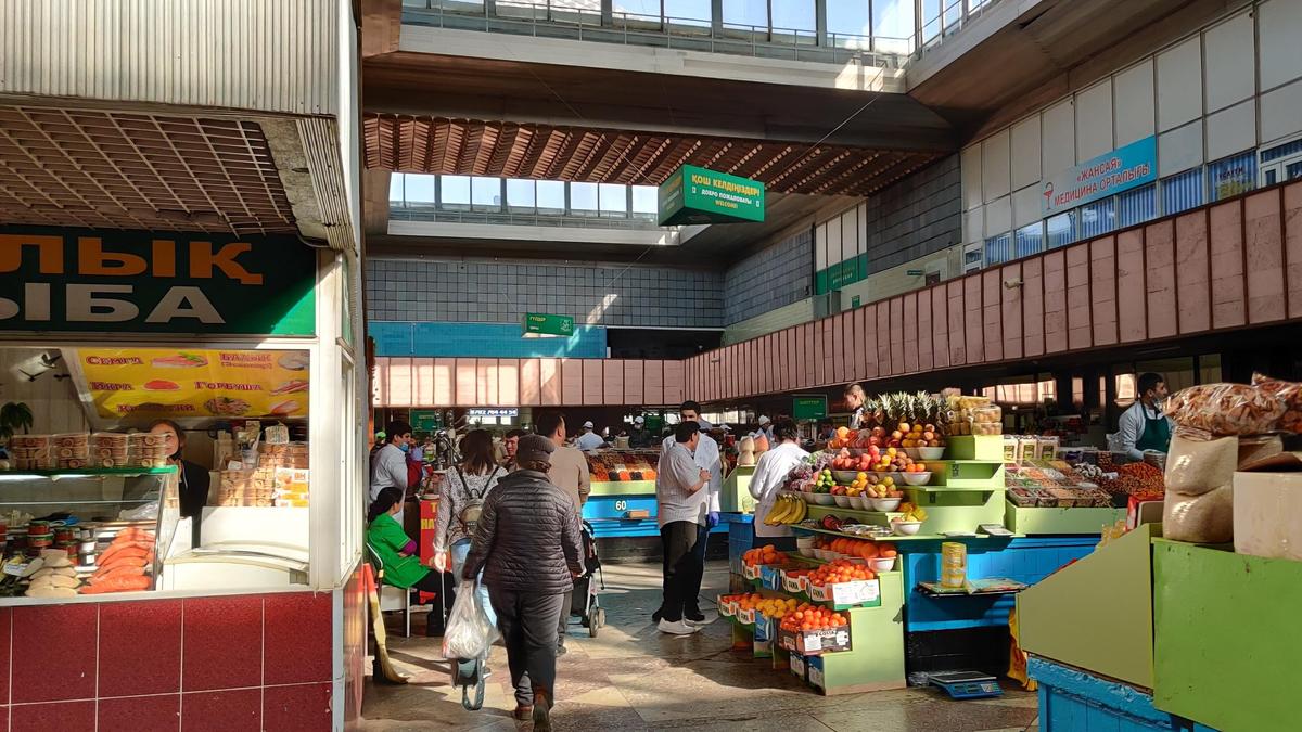Рынок в Алматы