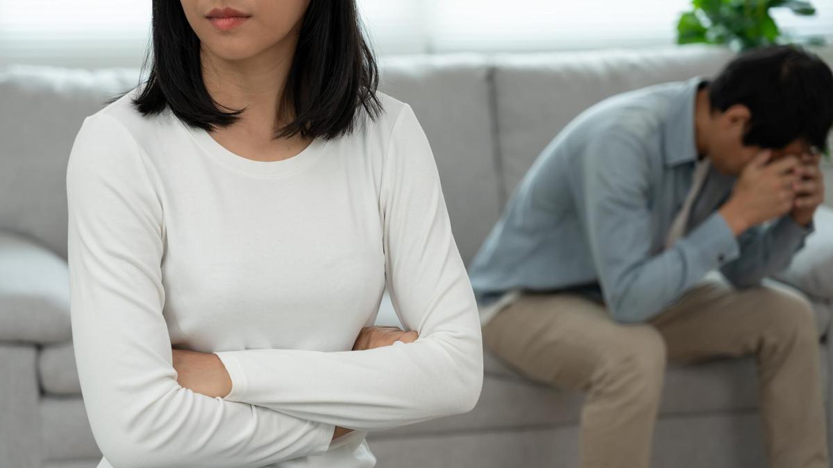 Мужчина и женщина в плохих отношениях