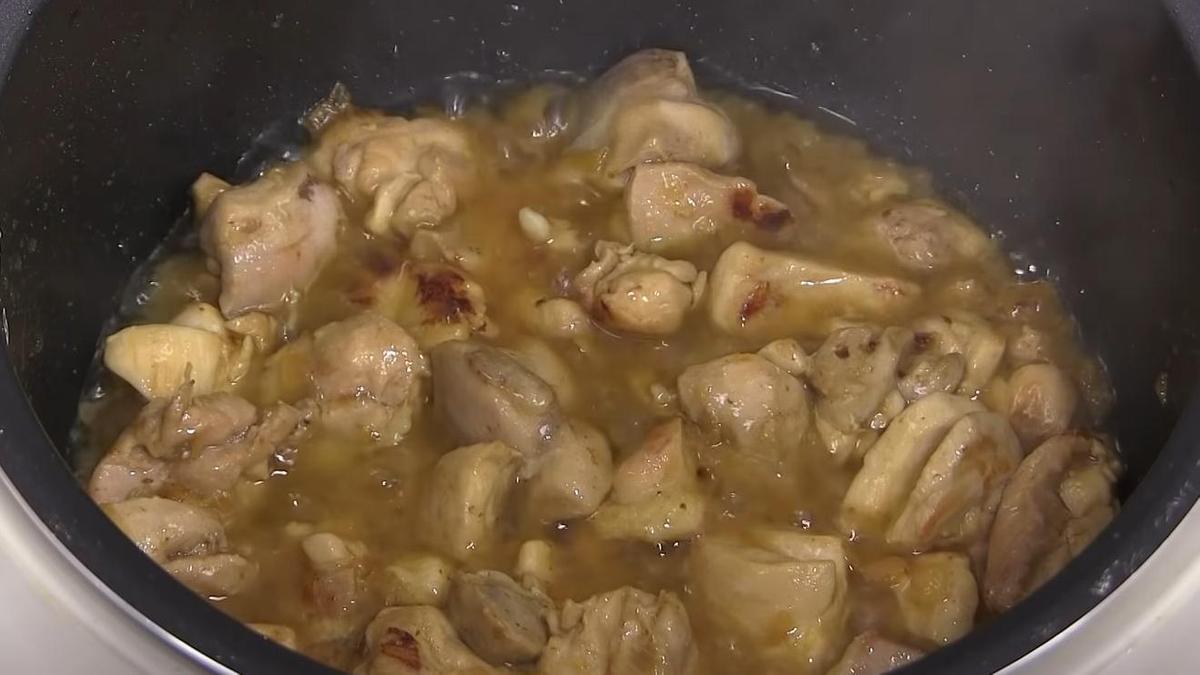 Обжарка мяса в мультиварке