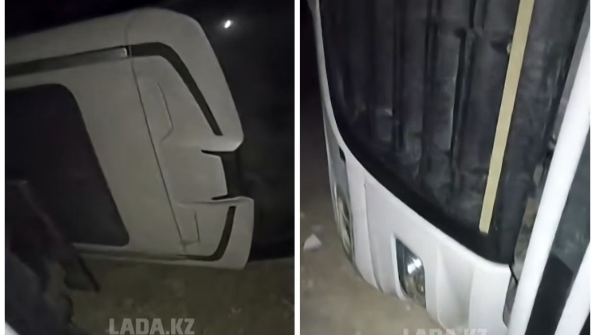 Автовоз перевернулся на трассе