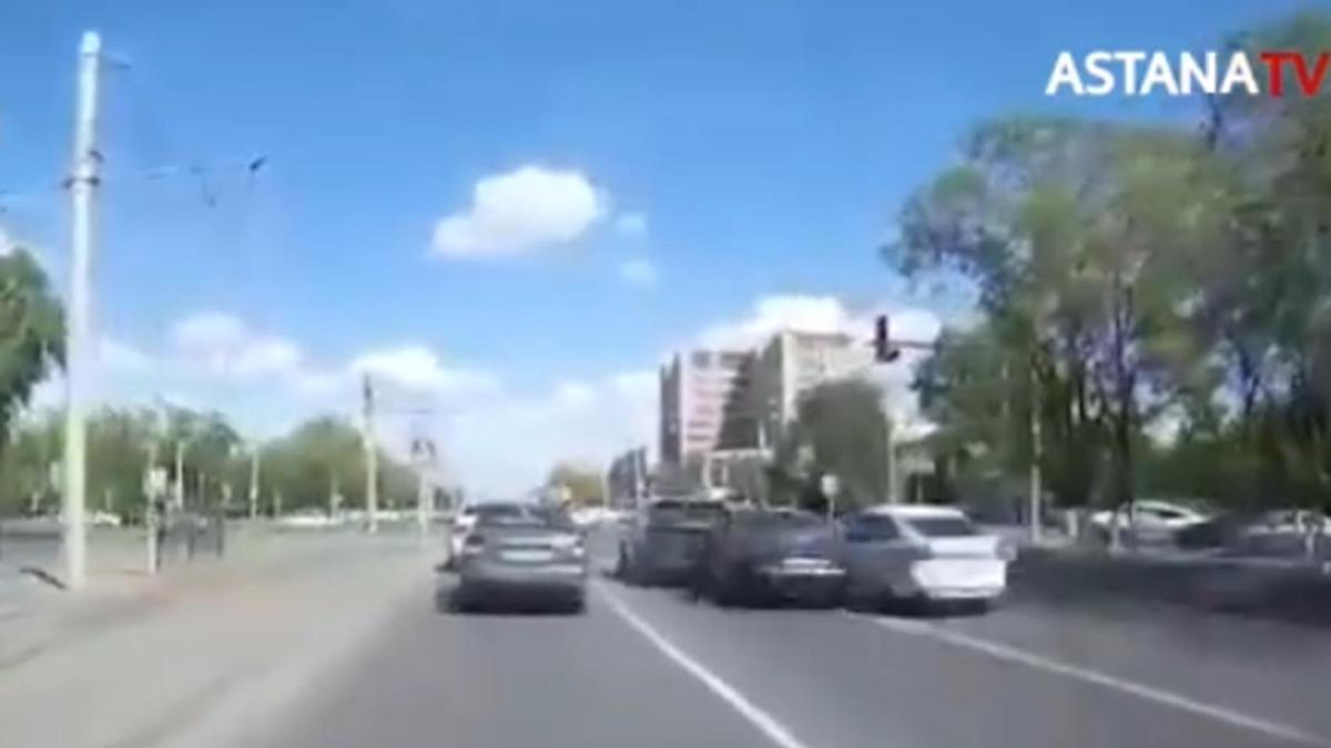 Жол апаты болған сәт