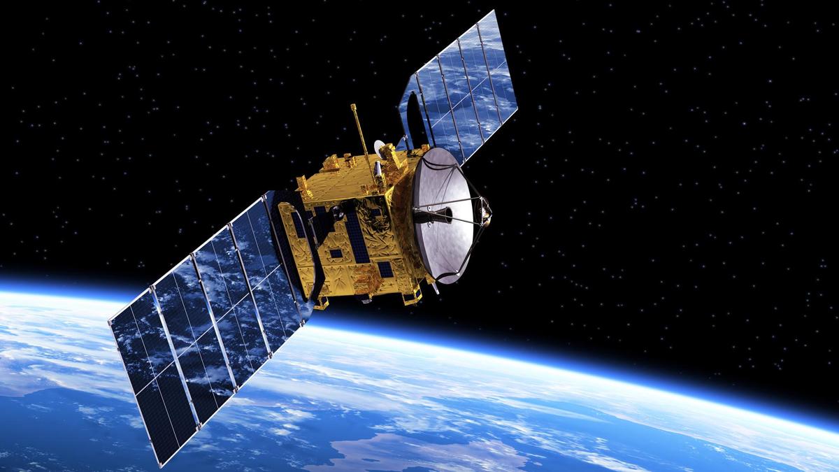 космостағы спутник космостағы спутник