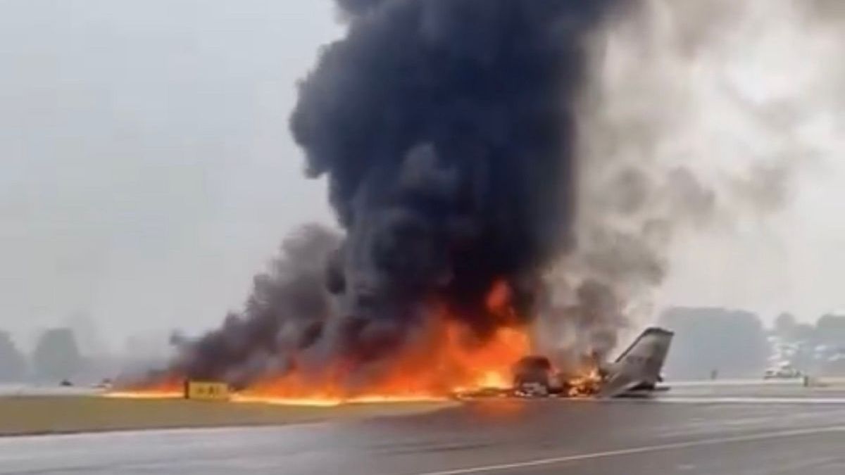 Крушение самолета в США