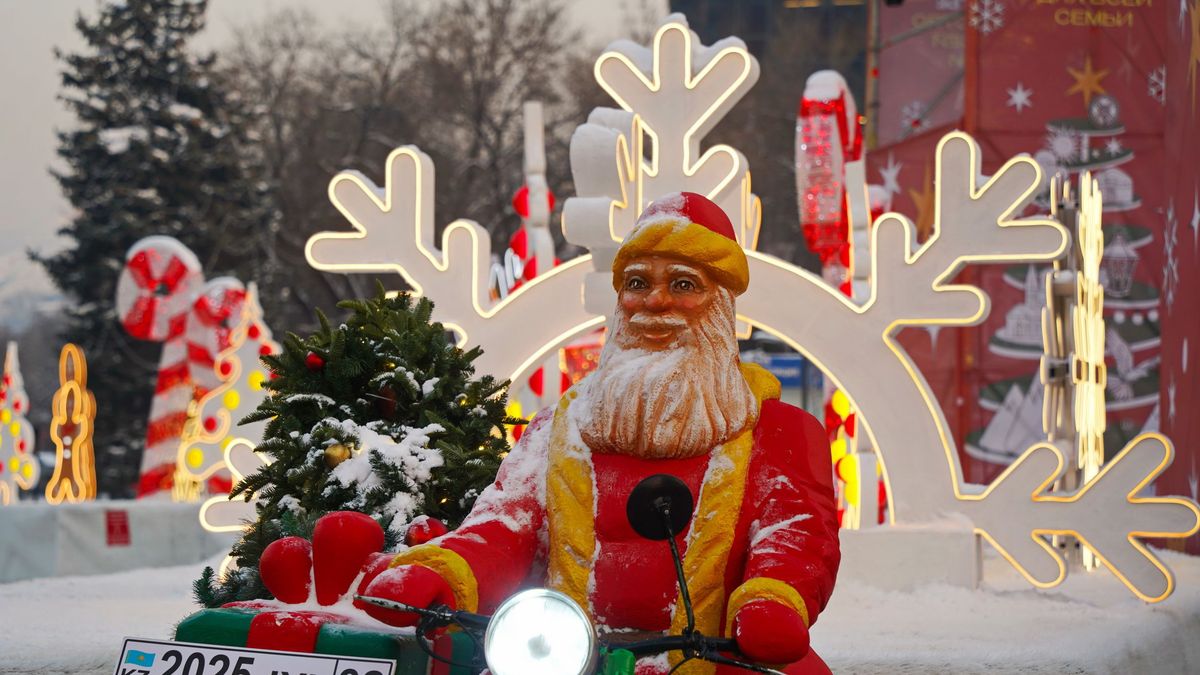 Новогодние украшения в Алматы