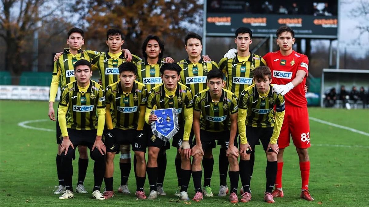 Футболисты юношеского "Кайрата" в ЛЧ