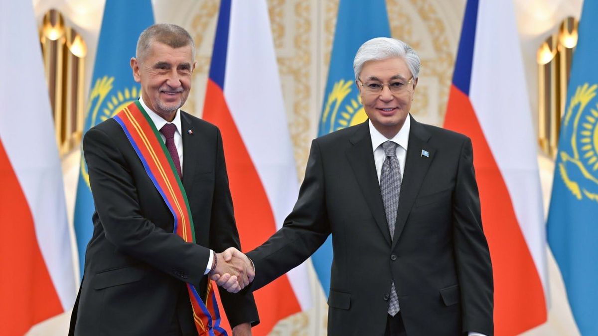 Касым-Жомарт Токаев и Андрей Бабиш