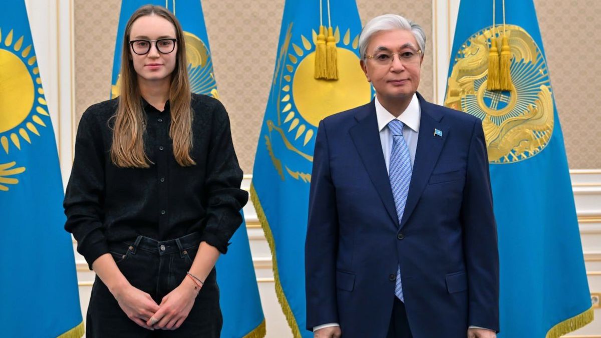 Елена Рыбакина және Қасым-Жомарт Тоқаев