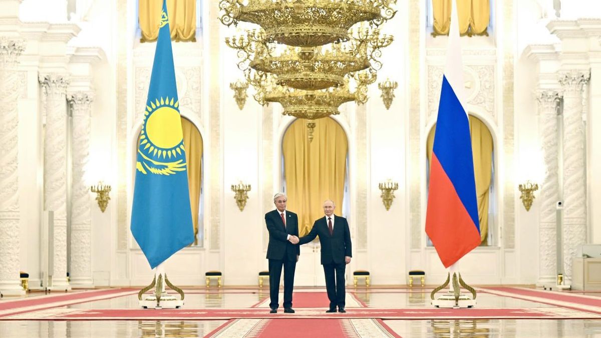 Касым-Жомарт Токаев и Владимир Путин