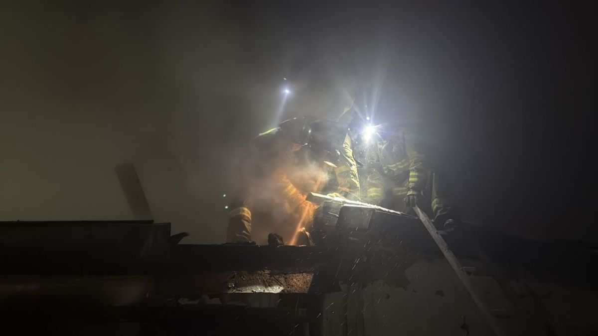 Пожар в Акмолинской области