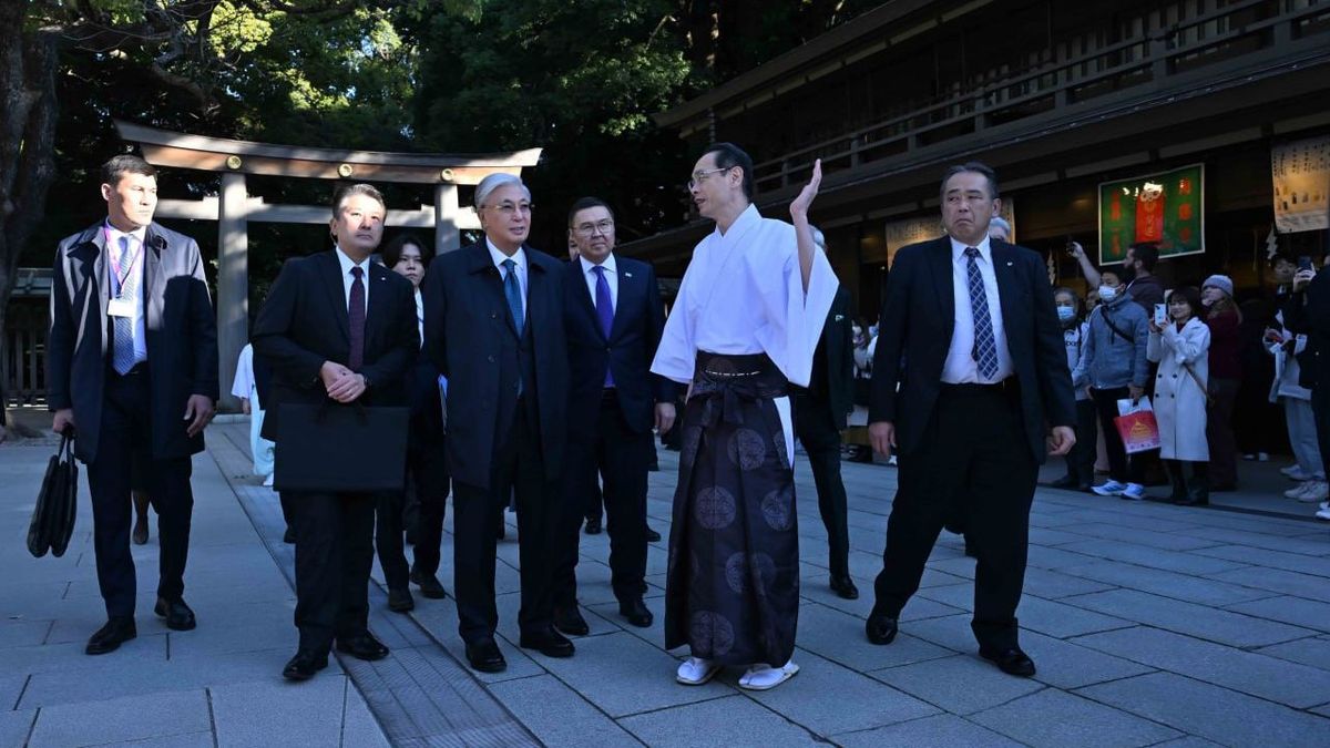 Касым-Жомарт Токаев в Японии